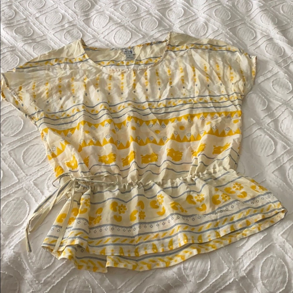 Rare Lucky Brand Silk Blouse